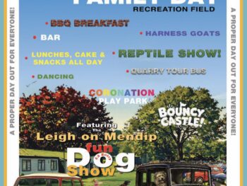 Poster of what is on at the car and family day