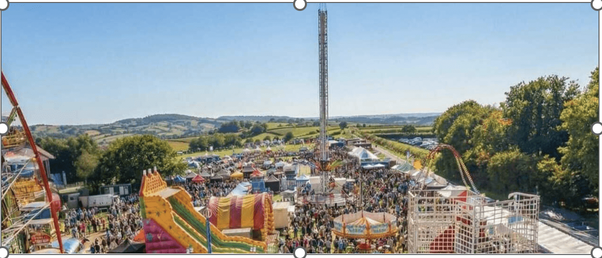 photo of fairground